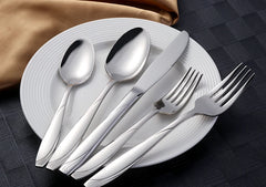 European Gold Dinnerware Stainless Steel Western Cutlery Knife Spoon