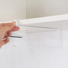 Kitchen Tissue Holder Punch Towel Holder Hanging Roll Paper Holder