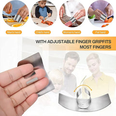 Stainless Steel Cutting Hand Guard Finger Safety Protector for Slicing