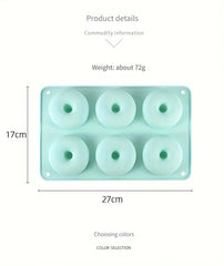 Food grade silicone donut Macaron colored round mold cookie