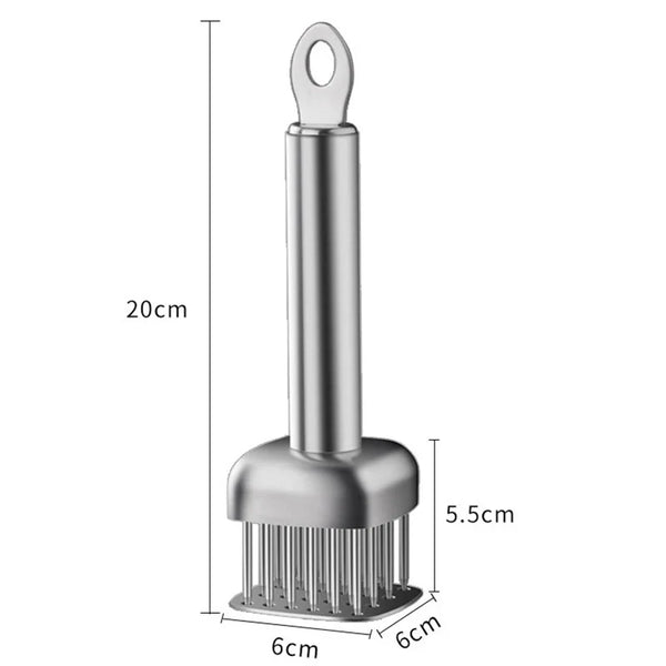 Steel Kitchen Tender Meat Needle Cooking Meat Tenderizer Tool