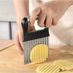 Practical Manual Wave Potato Cutter Sharp Hard Wavy Chopper