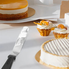 Cake Offset Spatula Stainless Steel Icing Spatula Handle Cake Spatula