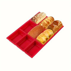Cavity Silicone Mini Loaf Pan for Baking Cake Bread, Meatloaf