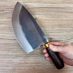 Chopper Knife Spring Steel Blade Butcher Chopping Forged Kitchen Knives