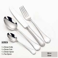 Gold Plated Stainless Steel Cutlery Set Elegant Gold Cutlery Safe