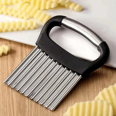 Practical Manual Wave Potato Cutter Sharp Hard Wavy Chopper