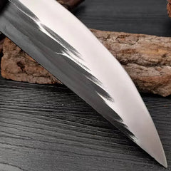 Stainless Steel Forged Chef Knife Slicing Kitchen Cleaver Butcher Cutter