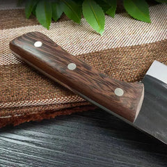 Stainless Steel Forged Chef Knife Slicing Kitchen Cleaver Butcher Cutter