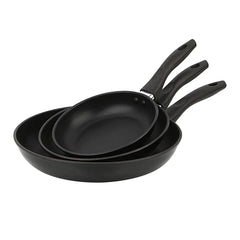 NonStick Aluminum Skillet Set Lightweight Skillets Dishwasher Safe Cookware