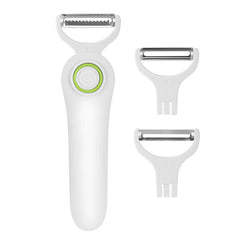 Fruit Vegetables Peeler with 3 Cutter Heads Skin Scraper