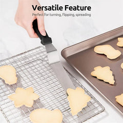 Cake Offset Spatula Stainless Steel Icing Spatula Handle Cake Spatula