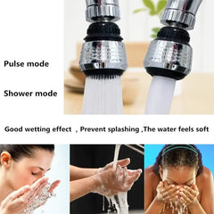 360 Rotatable Bubbler High Pressure Faucet Extender Water Gadgets