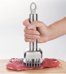 Steel Kitchen Tender Meat Needle Cooking Meat Tenderizer Tool