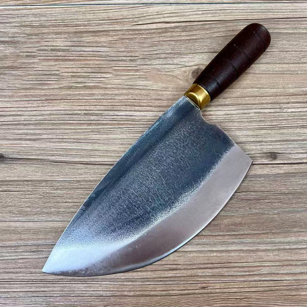 Chopper Knife Spring Steel Blade Butcher Chopping Forged Kitchen Knives
